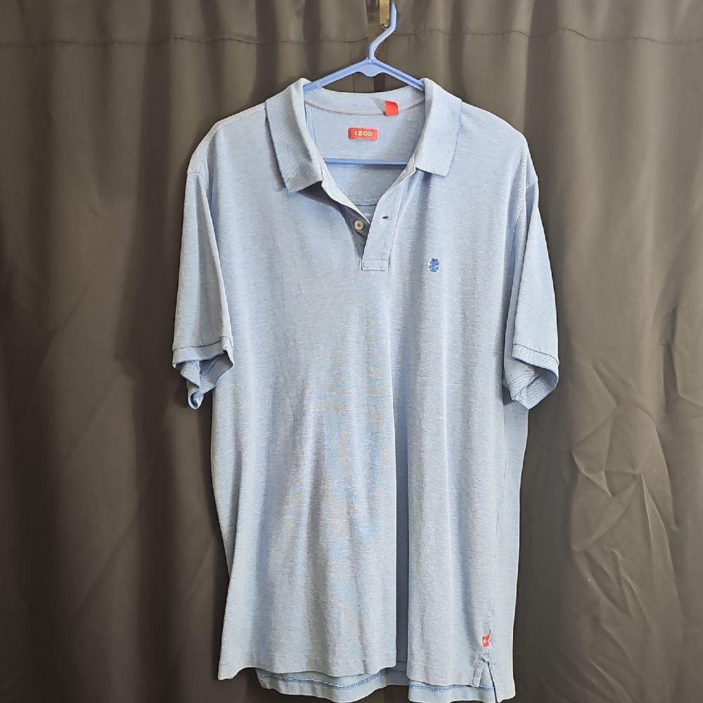 Izod Light Blue Men's Polo Shirt